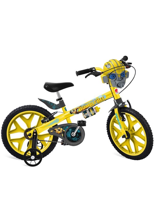 Bicicleta Bandeirante 16" Transformers Amarela - Tricae