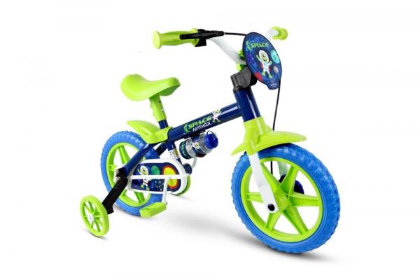 Bicicleta Bicicletinha Infantil Menino Aro 12 Space Nathor