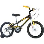Bicicleta Boy Raiada Aro 16 Preta/amarel Track Bikes