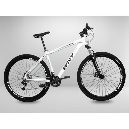 Bicicleta Branca Aro 29 Wny 21v Disco Kit Shimano Quadro 17