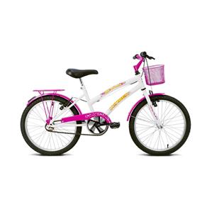 Bicicleta Breeze Feminina Aro 20 Branco e Rosa - Verden - Rosa-Branco