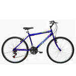 Bicicleta Cairu Flash Aro 24 Mtb 21 Marchas Masculina Azul
