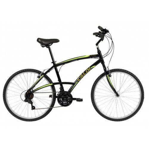Bicicleta Caloi 100 Comfort Masculina Aro 26 Preta 21v A18 - Caloi