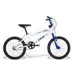 Bicicleta Caloi Cross 20 Azul/Branca