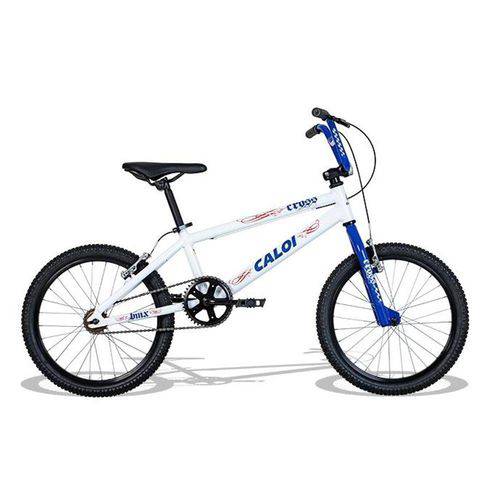 Bicicleta Caloi Cross 20 Azul/Branca