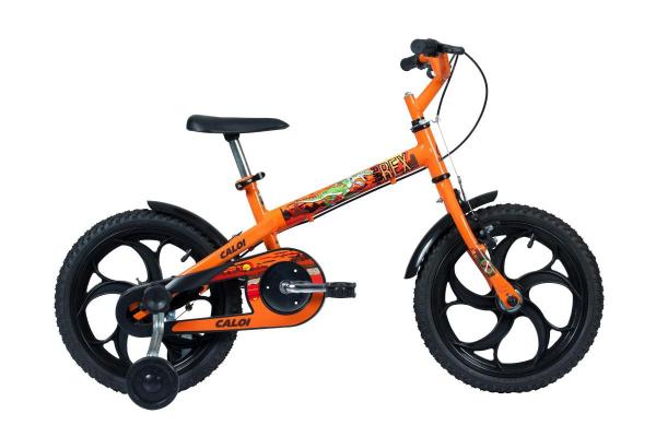 Bicicleta Caloi Infantil Power Rex Aro 16 Laranja