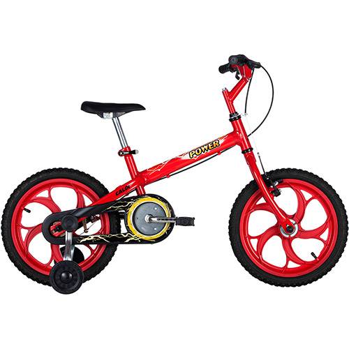 Tamanhos, Medidas e Dimensões do produto Bicicleta Caloi Power Aro 16 Vermelha A14