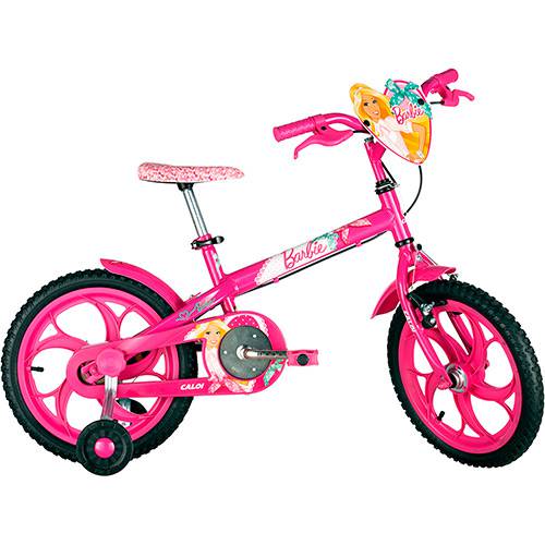 Tudo sobre 'Bicicleta Caloi T10R16V1 Barbie Aro 16 Rosa Fuccia'