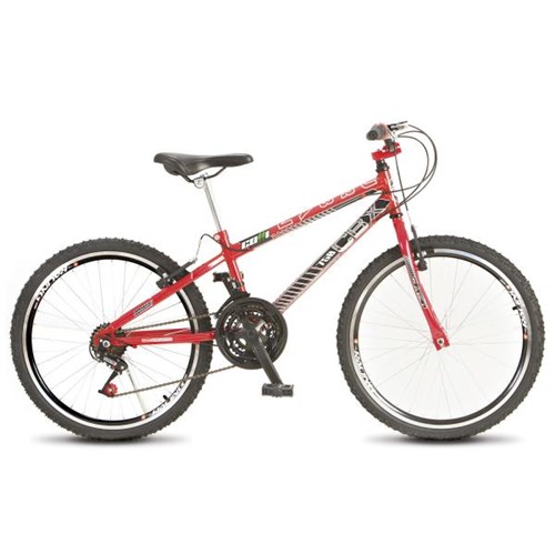 Bicicleta Colli Aro 24 MTB CBX 750 Freios V-Break 120/16 Vermelho