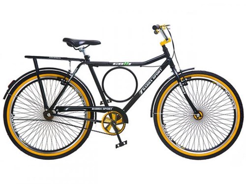 Bicicleta Colli Bike Adulto Barra Sport Aro 26 - Quadro de Aço Freios V-brake