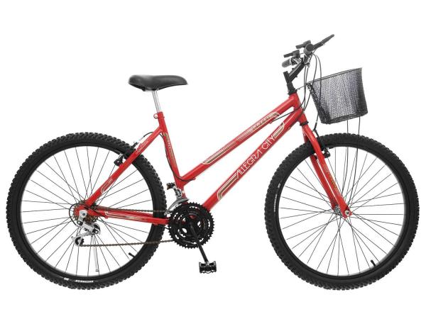 Tudo sobre 'Bicicleta Colli Bike Allegra City Aro 26 18 Marcha - Freio V-brake'