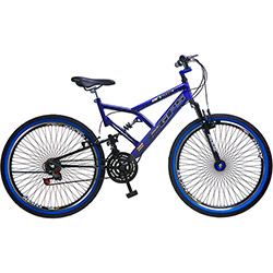 Bicicleta Colli Bike Full GPS Aro 26 Azul