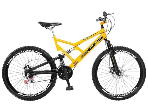 Bicicleta Colli Bike GPS Pro Aro 26 21 Marchas - Dupla Suspensão Freio à Disco