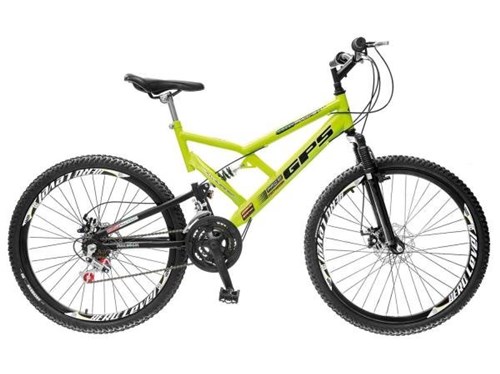 Bicicleta Colli Bike GPS Pro Aro 26 21 Marchas - Dupla Suspensão Freio à Disco