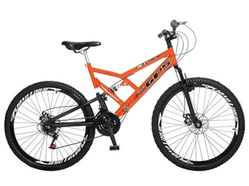 Bicicleta Colli Bike GPS Pro Aro 26 21 Marchas - Dupla Suspensão Freio à Disco