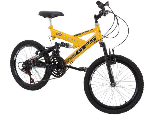 Bicicleta Colli Bike Infantil Dupla Suspensão - Aro 20 21 Marchas Dupla Suspensão Quadro de Aço