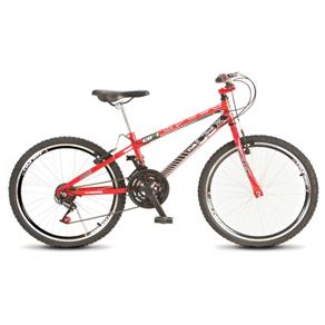Bicicleta Colli CBX 750 Aro 24 Masculina 21 Marchas 36 Raios Freios V-Brake Vermelha