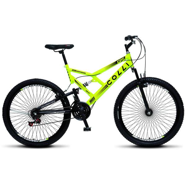 Bicicleta Colli Fulls GPS Dup. Suspensão Aro 26 Aero 72 Raios 21 Marchas - 156.13D