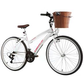 Bicicleta Confort Week 200 Plus Alumínio Aro 26 Track Bikes - Branco - Selecione=Branco