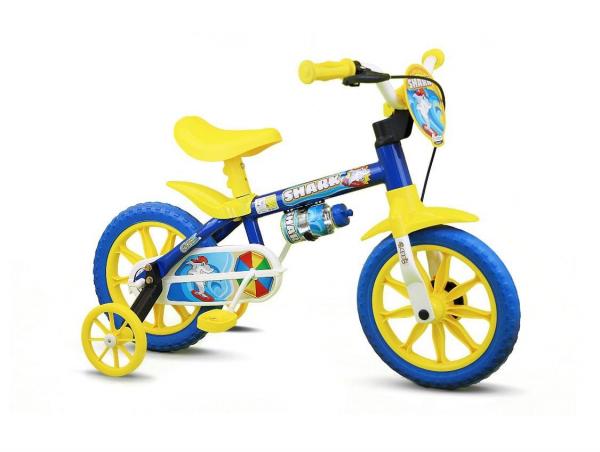 Bicicleta Criança de 3 a 5 Anos Aro 12 Menino Shark Nathor