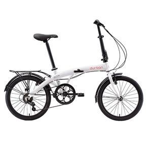 Bicicleta Dobrável Aro 20 Durban ECO+ 6 Marchas – Branco