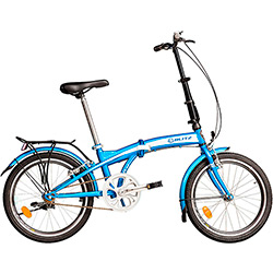 Bicicleta Dobrável Blitz City 20 1 Marcha - Azul