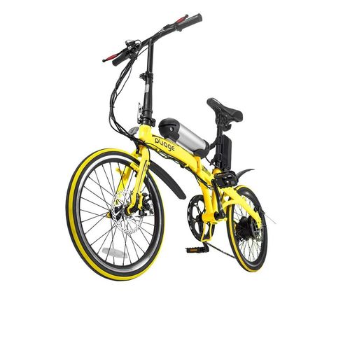 Bicicleta Dobrável Pliage + Kit Elétrico Amarelo Two Dogs