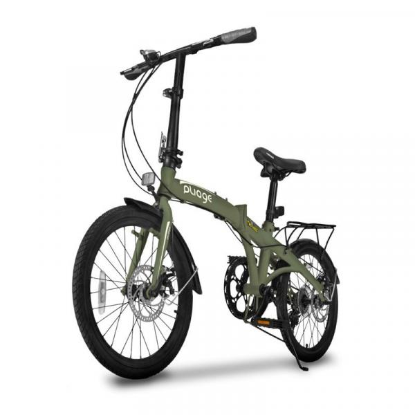 Bicicleta Dobrável Two Dogs Pliage Plus - Verde Militar