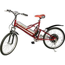 Tudo sobre 'Bicicleta Elétrica Eb-011 Vermelha Kinetron'