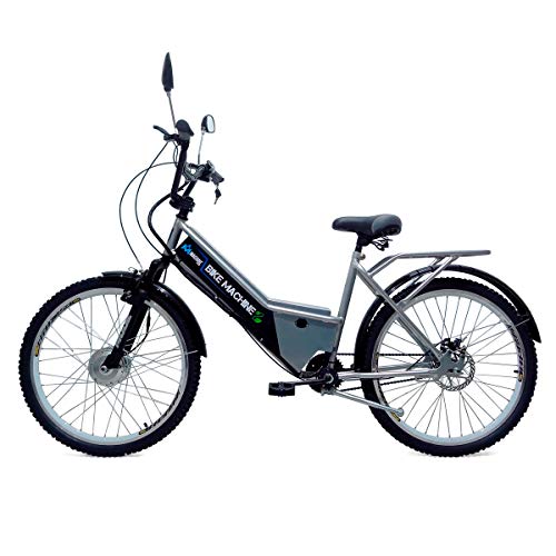 Bicicleta Elétrica Machine Motors Basic 800W 48V Prata