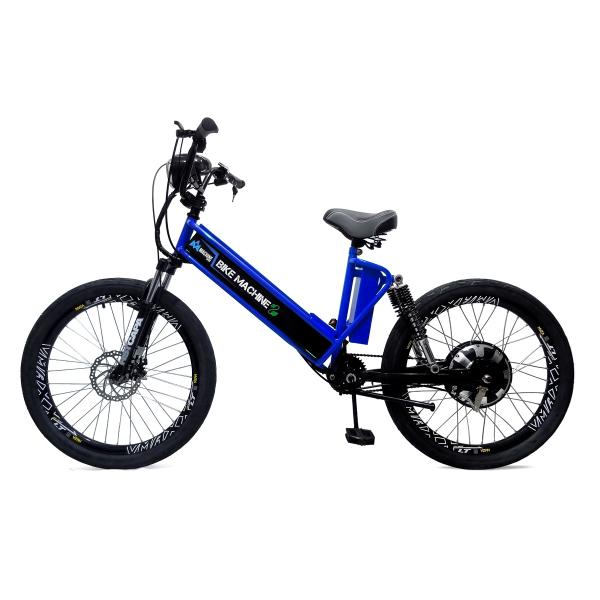 Tudo sobre 'Bicicleta Elétrica Machine Motors Premium 800W 48V Azul'