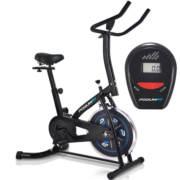 Bicicleta Ergométrica Spinning PodiumFit S100 - Roda 8kg - Silenciosa