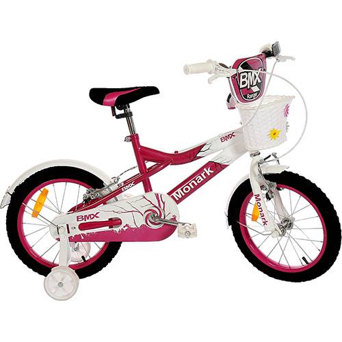 Tudo sobre 'Bicicleta Feminina Monark BMX R Aro 16 Rosa'