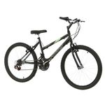 Bicicleta Feminina Preta Fosca Aro 24 18 Marchas Pro Tork Ultra