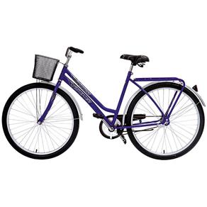 Bicicleta Fischer Aro 26 Princess New Freio Contra Pedal com Cesta - Violeta
