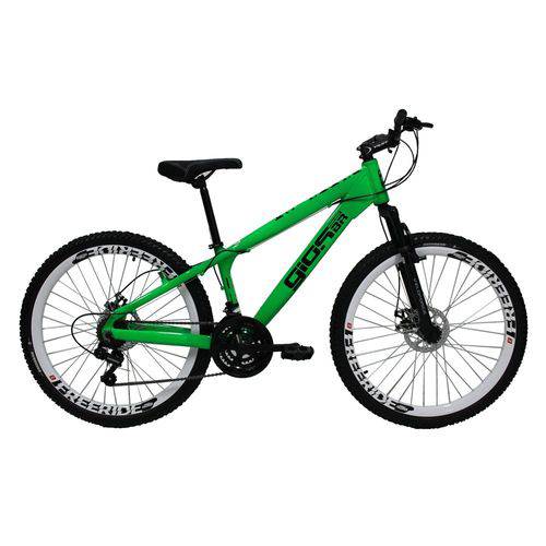 Bicicleta Frx Freeride Aro 26 Freio a Disco 21 Velocidades Cambios Shimano Verde Neon - Gios