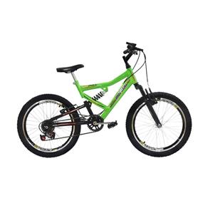 Bicicleta Full FA240 6V Aro 20 Verde Neon - Mormaii - Verde - Masculino