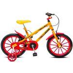 Bicicleta Hot Colli Infantil Masculina Aro 16 - 102 - Amarelo
