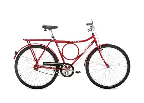 Bicicleta Houston Sf Fv Aro 26 Vermelho