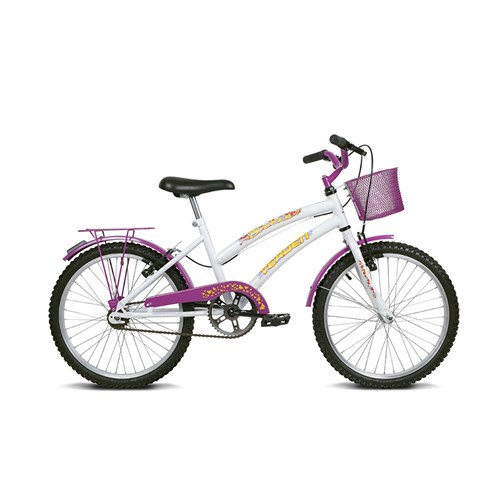 Bicicleta Infantil Aro 20 Breeze Branco e Pink Verden Bikes Pink