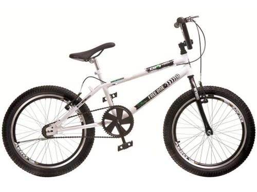 Bicicleta Infantil Aro 20 Colli Bike - Cross Free Ride Branco Freio V- Brake