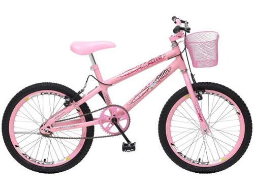 Tudo sobre 'Bicicleta Infantil Aro 20 Colli Bike July Rosa - com Cesta Freio V-Brake'