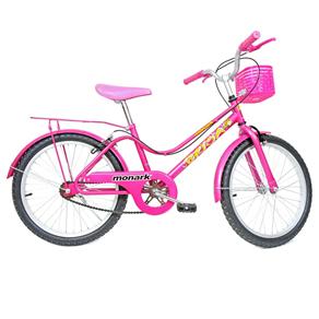 Bicicleta Infantil Aro 20 Monark Brisa - Rosa