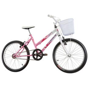 Bicicleta Infantil Aro 20 Track & Bickes Cindy - Magenta e Branco