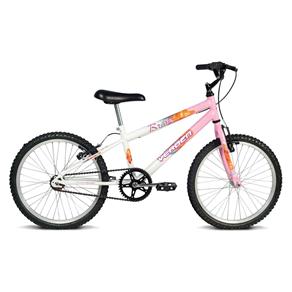 Bicicleta Infantil Aro 20 Verden Brave - Branca e Rosa