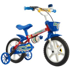 Bicicleta Infantil Aro 12 com Capacete Kit Kat Track Bikes - Azul - Selecione=Azul