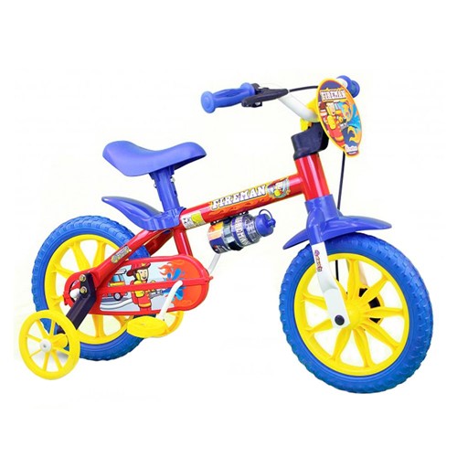 Bicicleta Infantil Aro 12 Fireman Nathor 60023