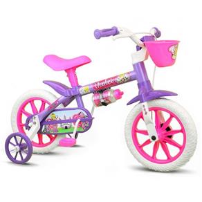 Bicicleta Infantil Aro 12 Menina Nathor - Violet