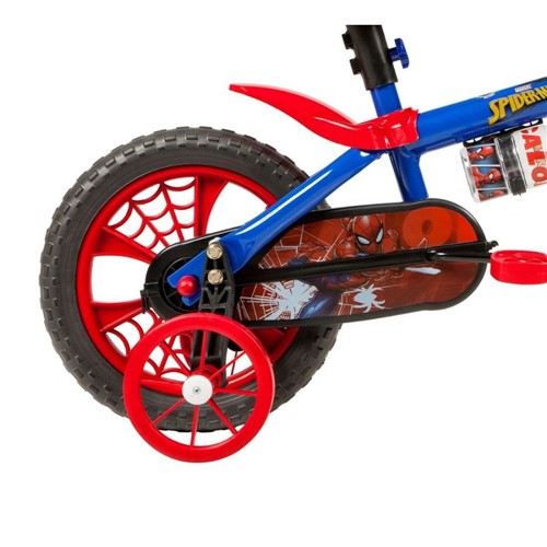 Bicicleta Infantil Aro 12 Spider Man com Rodinhas Caloi