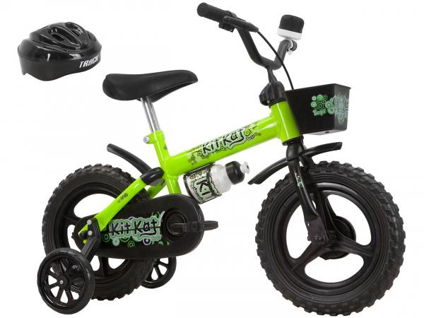 Tudo sobre 'Bicicleta Infantil Aro 12 Track Bikes Kit Kat - Amarelo Neon com Rodinhas com Cesta'
